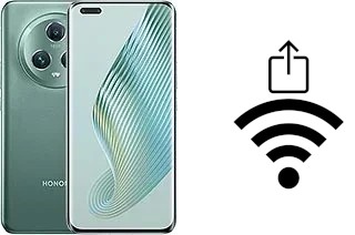 Como gerar um código QR com a senha Wifi em um Honor Magic5 Pro