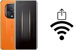 Como gerar um código QR com a senha Wifi em um Honor Magic5 Ultimate