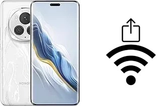 Como gerar um código QR com a senha Wifi em um Honor Magic6 Pro