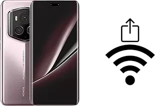 Como gerar um código QR com a senha Wifi em um Honor Magic6 RSR Porsche Design