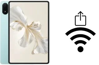 Como gerar um código QR com a senha Wifi em um Honor Pad 9 Pro