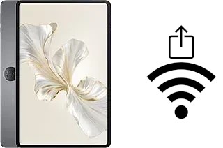 Como gerar um código QR com a senha Wifi em um Honor Pad 9