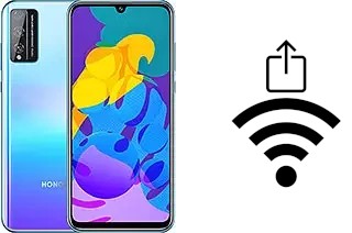 Como gerar um código QR com a senha Wifi em um Honor Play 4T Pro