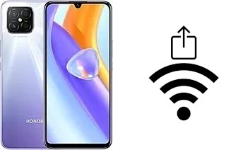 Como gerar um código QR com a senha Wifi em um Honor Play5 5G