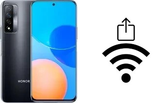 Como gerar um código QR com a senha Wifi em um Honor Play 5T Pro