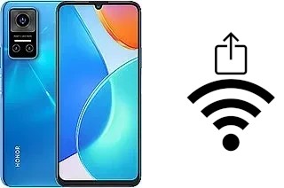 Como gerar um código QR com a senha Wifi em um Honor Play6T