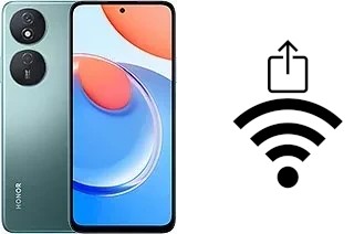 Como gerar um código QR com a senha Wifi em um Honor Play 8T