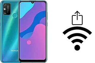 Como gerar um código QR com a senha Wifi em um Honor Play 9A