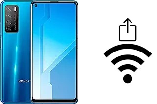 Como gerar um código QR com a senha Wifi em um Honor Play4