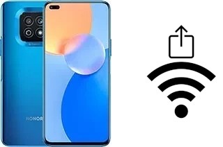 Como gerar um código QR com a senha Wifi em um Honor Play5 Youth