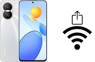 Como gerar um código QR com a senha Wifi em um Honor Play7T Pro