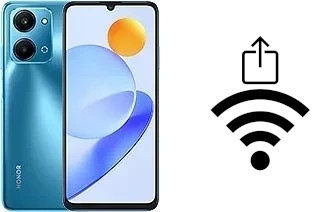 Como gerar um código QR com a senha Wifi em um Honor Play7T