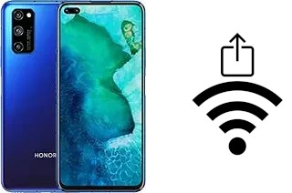 Como gerar um código QR com a senha Wifi em um Honor V30 Pro