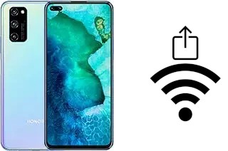 Como gerar um código QR com a senha Wifi em um Honor View30 Pro