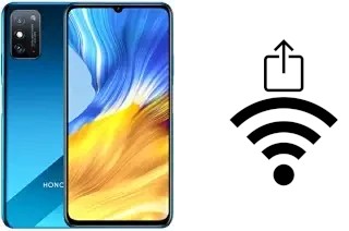 Como gerar um código QR com a senha Wifi em um Honor X10 Max 5G