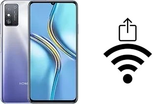 Como gerar um código QR com a senha Wifi em um Honor X30 Max