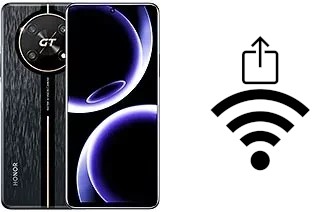 Como gerar um código QR com a senha Wifi em um Honor X40 GT Racing