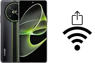 Como gerar um código QR com a senha Wifi em um Honor X40 GT