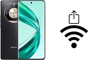 Como gerar um código QR com a senha Wifi em um Honor X50 Pro