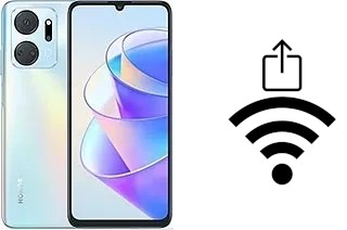 Como gerar um código QR com a senha Wifi em um Honor X7a