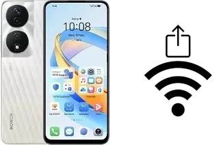 Como gerar um código QR com a senha Wifi em um Honor X7b 5G