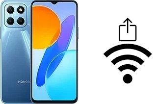 Como gerar um código QR com a senha Wifi em um Honor X8 5G