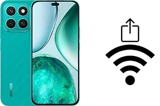 Como gerar um código QR com a senha Wifi em um Honor X8c