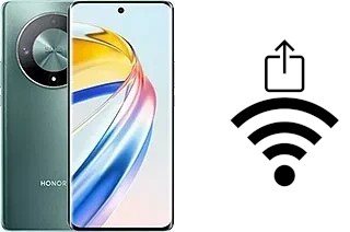 Como gerar um código QR com a senha Wifi em um Honor X9b