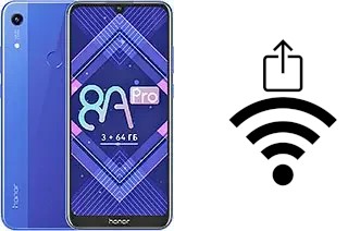 Como gerar um código QR com a senha Wifi em um Honor 8A Pro