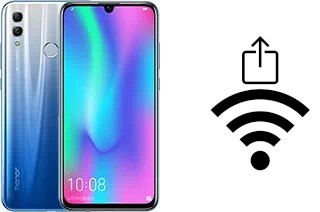 Como gerar um código QR com a senha Wifi em um Honor 10 Lite