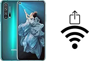 Como gerar um código QR com a senha Wifi em um Honor 20 Pro