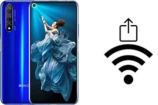 Como gerar um código QR com a senha Wifi em um Honor 20