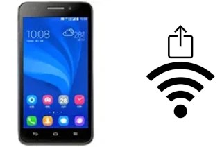 Como gerar um código QR com a senha Wifi em um Honor 4 Play