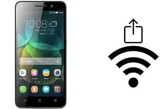 Como gerar um código QR com a senha Wifi em um Honor 4C