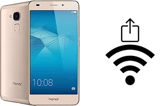 Como gerar um código QR com a senha Wifi em um Honor 5c