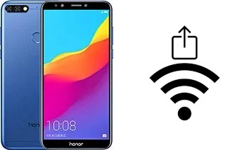 Como gerar um código QR com a senha Wifi em um Honor 7C