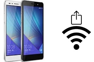 Como gerar um código QR com a senha Wifi em um Honor 7