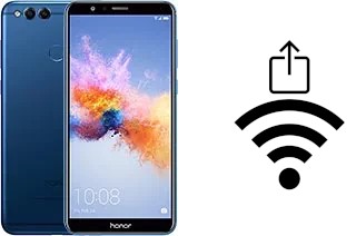 Como gerar um código QR com a senha Wifi em um Honor 7X