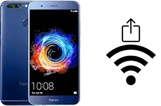 Como gerar um código QR com a senha Wifi em um Honor 8 Pro