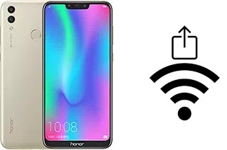 Como gerar um código QR com a senha Wifi em um Honor 8C