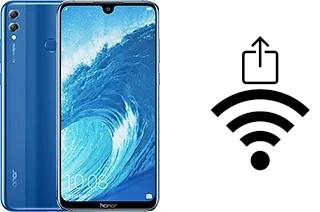 Como gerar um código QR com a senha Wifi em um Honor 8X Max