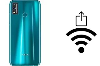 Como gerar um código QR com a senha Wifi em um Honor 9X Lite