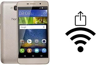 Como gerar um código QR com a senha Wifi em um Honor Holly 2 Plus