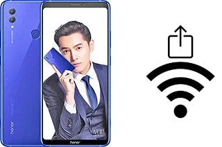 Como gerar um código QR com a senha Wifi em um Honor Note 10