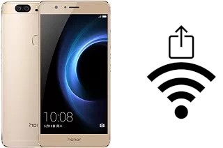 Como gerar um código QR com a senha Wifi em um Honor V8