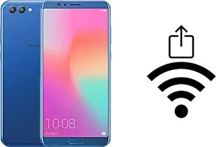 Como gerar um código QR com a senha Wifi em um Honor View 10