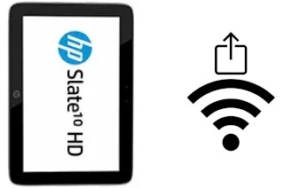 Como gerar um código QR com a senha Wifi em um HP Slate10 HD