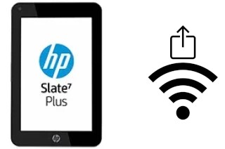 Como gerar um código QR com a senha Wifi em um HP Slate7 Plus