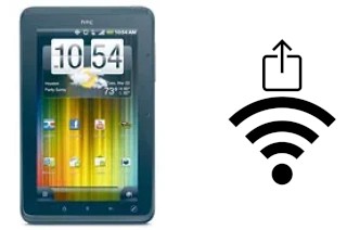 Como gerar um código QR com a senha Wifi em um HTC EVO View 4G