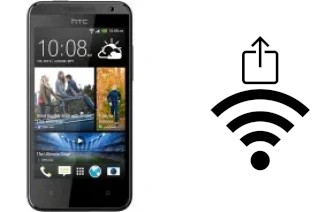 Como gerar um código QR com a senha Wifi em um HTC Desire 300